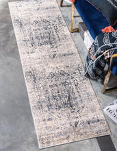 Load image into Gallery viewer, Chateau Quincy Rug in Navy Blue