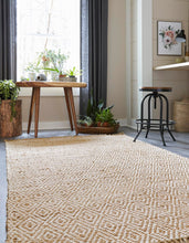 Load image into Gallery viewer, Assam Braided Jute Rug in Natural/Ivory