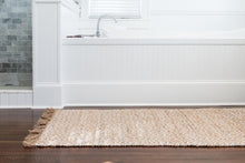 Load image into Gallery viewer, Assam Braided Jute Rug in Natural/Ivory