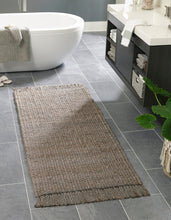 Load image into Gallery viewer, Chunky Jute Rug in Gray | Large Area Rug | Modern, Natural Rug