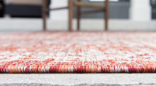 Load image into Gallery viewer, Outdoor Timeworn Rug in Rust Red