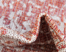 Load image into Gallery viewer, Outdoor Timeworn Rug in Rust Red