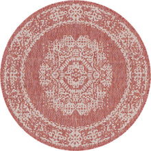 Load image into Gallery viewer, Outdoor Timeworn Rug in Rust Red