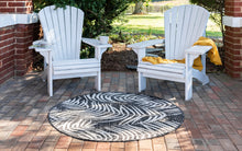 Load image into Gallery viewer, Outdoor Palm Rug in Black