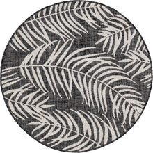 Load image into Gallery viewer, Outdoor Palm Rug in Black