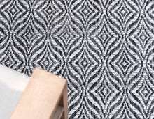 Load image into Gallery viewer, Outdoor Deco Trellis Rug in Charcoal