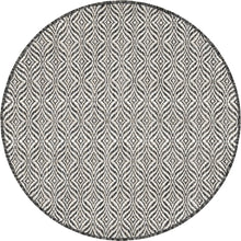 Load image into Gallery viewer, Outdoor Deco Trellis Rug in Charcoal