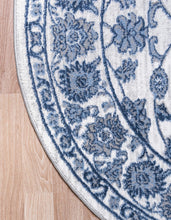 Load image into Gallery viewer, Floral Boston Rug in Ivory/Blue