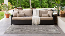 Load image into Gallery viewer, Costa Rica Outdoor Rug in Charcoal by Jill Zarin