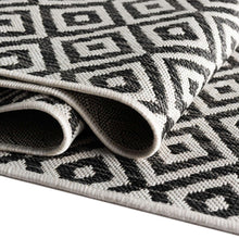 Load image into Gallery viewer, Costa Rica Outdoor Rug in Charcoal by Jill Zarin