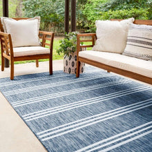 Load image into Gallery viewer, Anguilla Outdoor Rug in Blue by Jill Zarin
