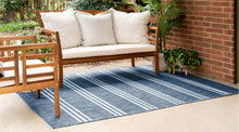 Load image into Gallery viewer, Anguilla Outdoor Rug in Blue by Jill Zarin