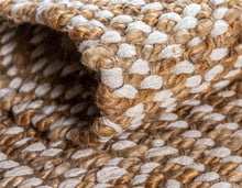 Load image into Gallery viewer, Assam Braided Jute Rug in Natural/Ivory
