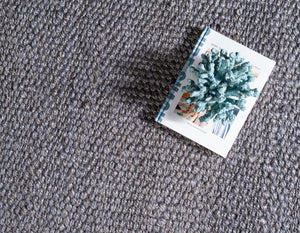 Chunky Jute Rug in Gray | Large Area Rug | Modern, Natural Rug