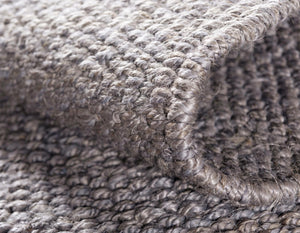 Chunky Jute Rug in Gray | Large Area Rug | Modern, Natural Rug