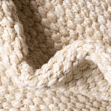 Load image into Gallery viewer, Chunky Jute Rug in Ivory | Large Area Rug | Modern, Natural Rug