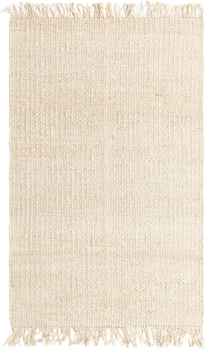Chunky Jute Rug in Ivory | Large Area Rug | Modern, Natural Rug