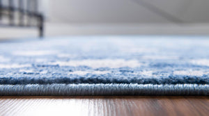 Floral Boston Rug in Blue