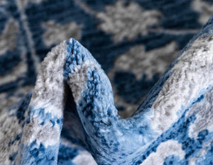 Floral Boston Rug in Blue