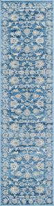 Floral Boston Rug in Blue