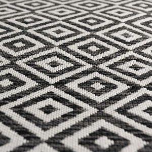 Costa Rica Outdoor Rug in Charcoal by Jill Zarin