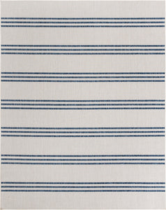 Anguilla Outdoor Rug in Ivory by Jill Zarin