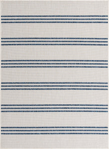 Anguilla Outdoor Rug in Ivory by Jill Zarin