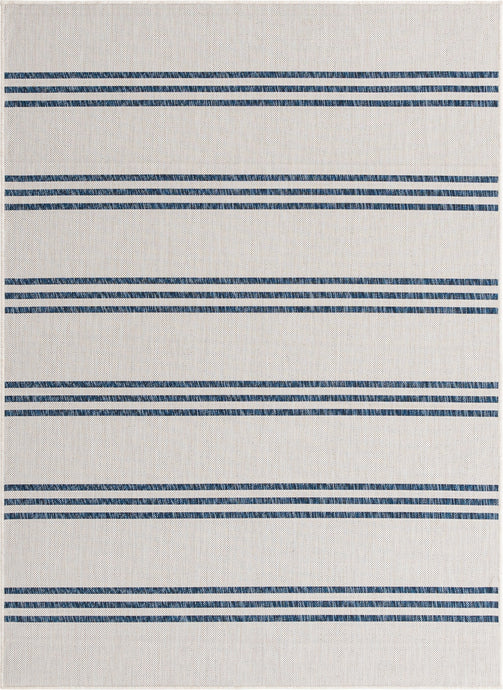 Anguilla Outdoor Rug in Ivory by Jill Zarin