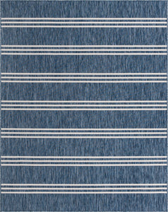 Anguilla Outdoor Rug in Blue by Jill Zarin