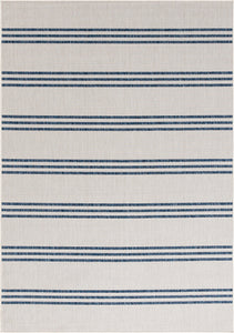 Anguilla Outdoor Rug in Ivory by Jill Zarin