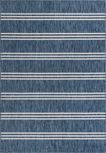Anguilla Outdoor Rug in Blue by Jill Zarin